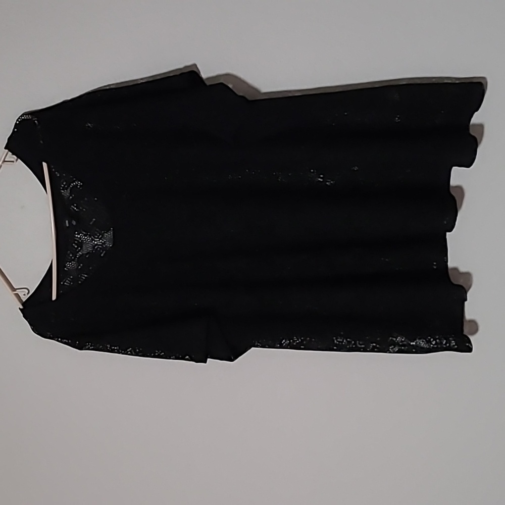 Black shear tunic, never worn